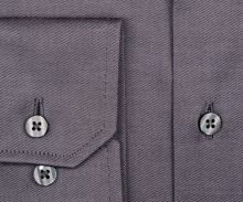 Koszula Eterna Modern Fit Twill Cover - stalowoszara luksusowa i nieprześwitująca (2)