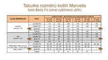 Koszula Marvelis Body Fit - w niebieskie owalki