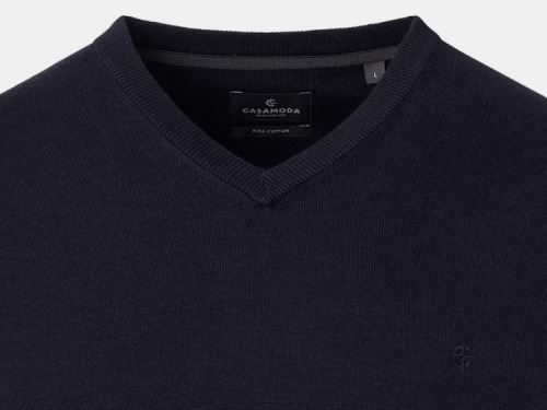 Bawełniany sweter Casa Moda - nowy ciemnoniebieski