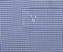 Koszula Marvelis Modern Fit – z wyszytym niebieskim wzorem - extra długi rękaw