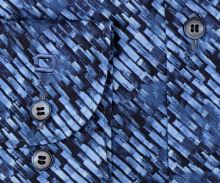 Koszula Olymp Level Five – ekskluzywna designerska z niebieskimi prostokątami