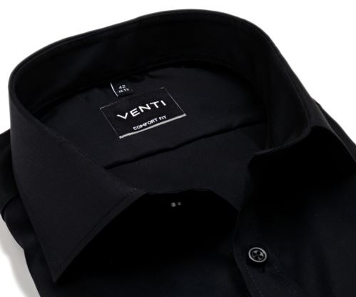 Koszula Venti Comfort Fit Twill - luksusowa czarna