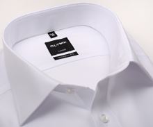 Koszula Olymp Luxor Modern Fit - biała z podwójnymi mankietami