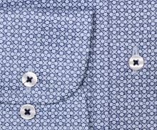 Koszula Eterna 1863 Slim Fit Two Ply - luksusowa z niebieskim wzorem