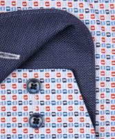 Koszula Olymp Comfort Fit – z niebiesko-czerwonymi kwadracikami