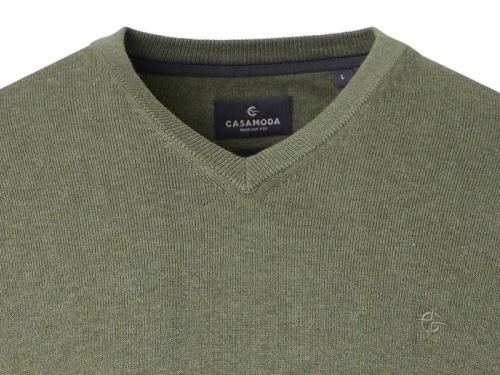 Bawełniany sweter Casa Moda - jabłkowo-zielony