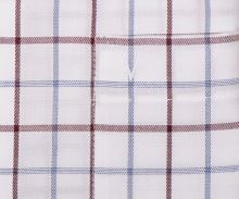Koszula Marvelis Modern Fit Twill – luksusowa w ciemnoczerwoną i niebieską kostkę (2)
