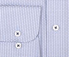 Koszula Eterna 1863 Slim Fit - luksusowa w niebieskie kwadraciki (2)