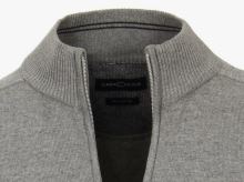 Bawełniany rozpinany sweter Casa Moda - szary
