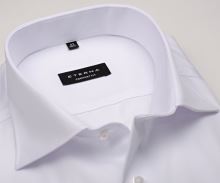 Koszula Eterna Comfort Fit Twill Cover - biała luksusowa i nieprześwitująca