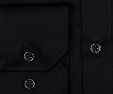 Koszula Venti Modern Fit Twill – czarna - extra długi rękaw