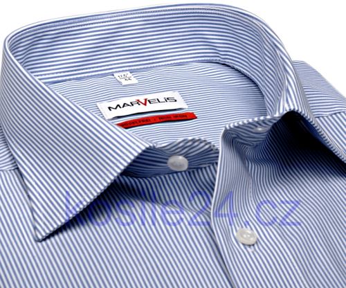 Koszula Marvelis Comfort Fit– w niebieskie prążki