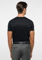 Luksusowy czarny t-shirt Eterna 1863 z krótkim rękawem - okrągły dekolt (2)