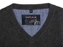 Bawełniany sweter Marvelis - antracytowy