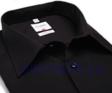 Koszula Olymp Luxor Comfort Fit Uni Popeline - czarna