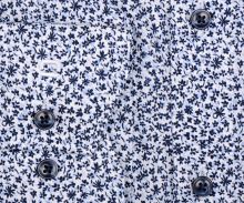 Koszula Olymp Modern Fit – luksusowa w niebieski kwiateczkowy wzór