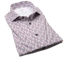 Koszula Olymp Modern Fit 24/Seven – luksusowa elastyczna designerska z kolorowym wzorem