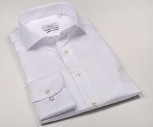 Koszula Eterna 1863 Slim Fit Twill - luksusowa - biała - super długi rękaw