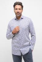 Koszula Eterna Slim Fit - w niebieski florystyczny wzór (3)