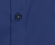 Koszula Olymp Level Five – niebieska z jasnoniebieską wewnętrzną stójką - krótki rękaw