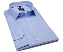 Koszula Olymp Super Slim – jasnoniebieska z wyszytym wzorem