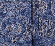 Koszula Venti Modern Fit – niebieska w beżowo-niebieski wzór paisley