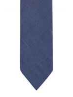 Super slim krawat Olymp - dymowo niebieski