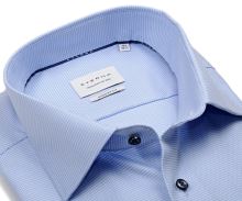Koszula Eterna Modern Fit - z jasnoniebieskim wyszytym wzorem - extra długi rękaw
