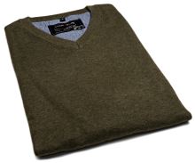 Bawełniany sweter Casa Moda - oliwkowy