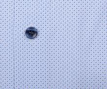 Koszula Olymp Level Five 24/Seven – luksusowa elastyczna jasnoniebieska z przeplatanym wzorem