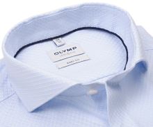 Koszula Olymp Level Five – bladoniebieska z wyszytym wzorem w romby