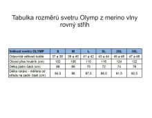 Merino sweterek z kołnierzykiem Olymp - czarny (7)