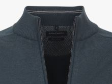 Bawełniany rozpinany sweter Casa Moda - niebiesko-szary