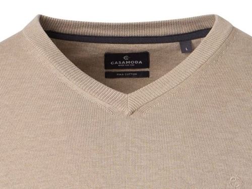 Bawełniany sweter Casa Moda - jasnobeżowy