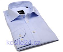 Koszula Venti Modern Fit Twill – jasnoniebieska - extra długi rękaw