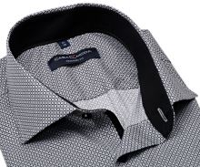 Koszula Casa Moda Modern Fit Premium – z czarno-siwym wzorem - extra długi rękaw