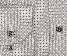 Koszula Eterna Modern Fit Twill - w grafitowy wzór - super długi rękaw (2)