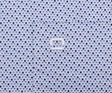 Koszula Olymp Comfort Fit – z drobnymi niebieskimi kroplami - krótki rękaw