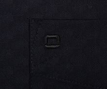 Koszula Olymp Comfort Fit – ciemna z unikatowym wyszytym wzorem