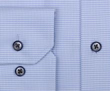 Koszula Eterna Comfort Fit - z jasnoniebieskim wyszytym wzorem - extra długi rękaw