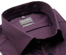 Koszula Olymp Comfort Fit – fioletowo-niebieska w wyszyte prążki