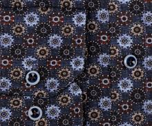 Koszula Venti Modern Fit – ciemnoniebieska z kolorowymi ornamentami