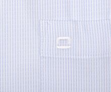 Koszula Olymp Comfort Fit – luksusowa w wyszyte jasnoniebieske prążki