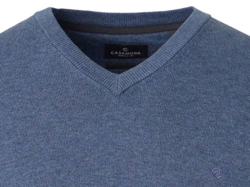 Bawełniany sweter Casa Moda - królewski błękit