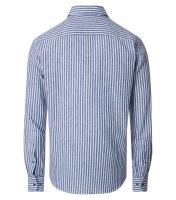 Koszula Casa Moda Casual Fit – lniana w ciemnoniebieskie paski (3)