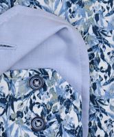 Koszula Venti Body Fit – w abstrakcyjny wzór kwiatów, z wewnętrzną stójką i mankietem