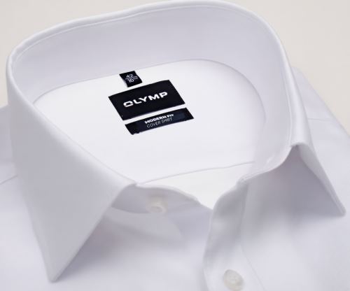 Koszula Olymp Modern Fit Cover – luksusowa biała i nieprześwitująca