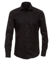 Koszula Venti Modern Fit – czarna - super długi rękaw