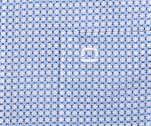 Koszula Olymp Comfort Fit – w niebieskie kwadraciki - extra długi rękaw