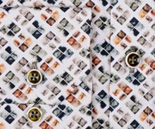 Koszula Venti Modern Fit – w mozaikowe kwadraciki